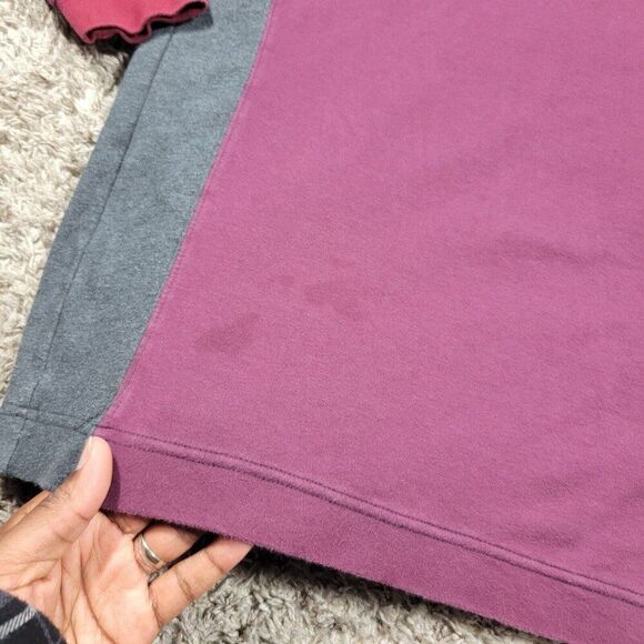 Fubu Sweatshirt Mens XL Burgundy Embroidered Crewneck  Hip Hop Retro Marks* - Picture 5 of 9